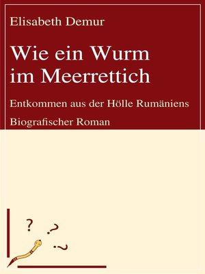 cover image of Wie ein Wurm im Meerrettich